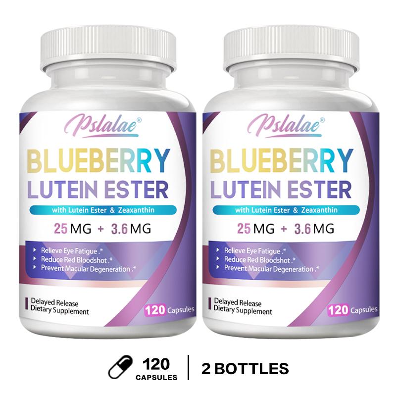 Pslalae 25mg Blueberry Extract and 3.6mg Lutein Esters with Zeaxanthin - Eye Health