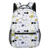 Kpop Youthful School Bags Unisex Space Rocket Spacecraft Travel Bags 3D Print Oxford Waterproof Notebook Shoulder Backpacks