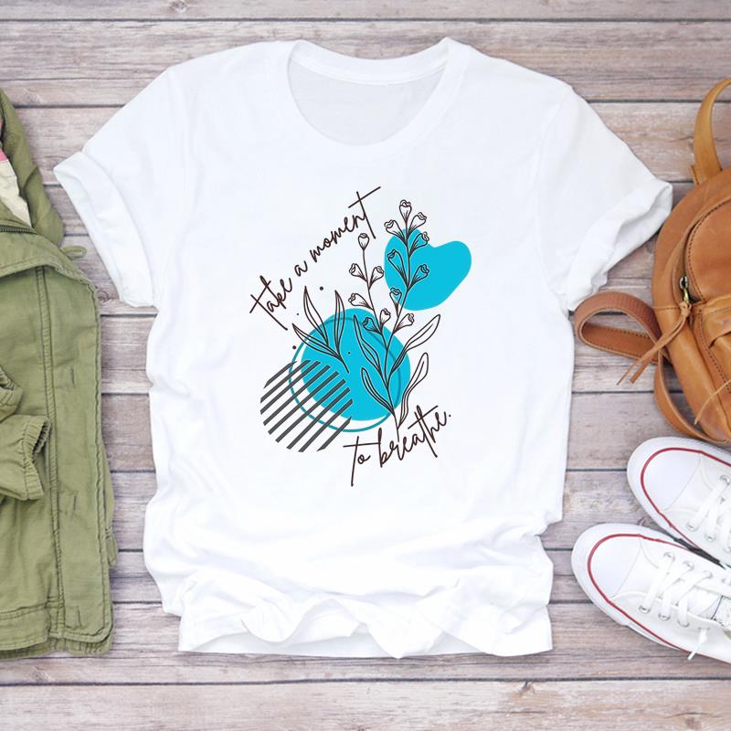 (Asian Size) trend love heart Graphic Short Sleeve T-shirts Lady Female Top Printed Fashion Clothing Women Casual T Shirt Tee