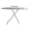 42 Inch Foldable Tabletop Ironing Board with Iron Rest Stable Large Ironing Board With Fixed Sleeve