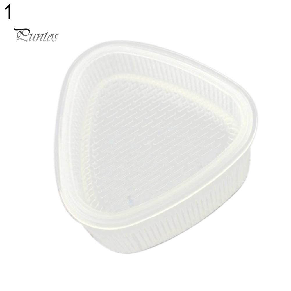Puntos DIY Kitchen Triangle Shape Sushi Rice Ball Box Press Nori Mold Food Maker Tool