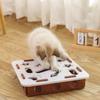 Stimulates Curiosity Felt Puzzle Toy Cats Chew Resistant Durable With Multiple Holes And 2 Bells Ball