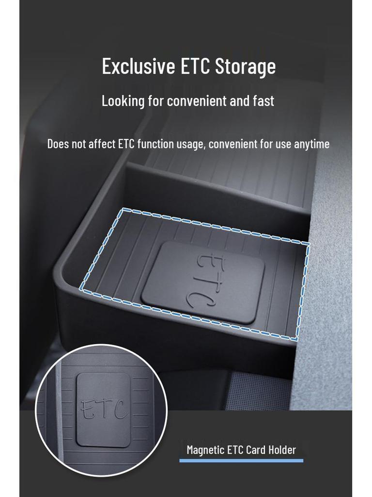 Tesla Model Y Facelift Mittelkonsole Armaturenbrett Aufbewahrungsbox