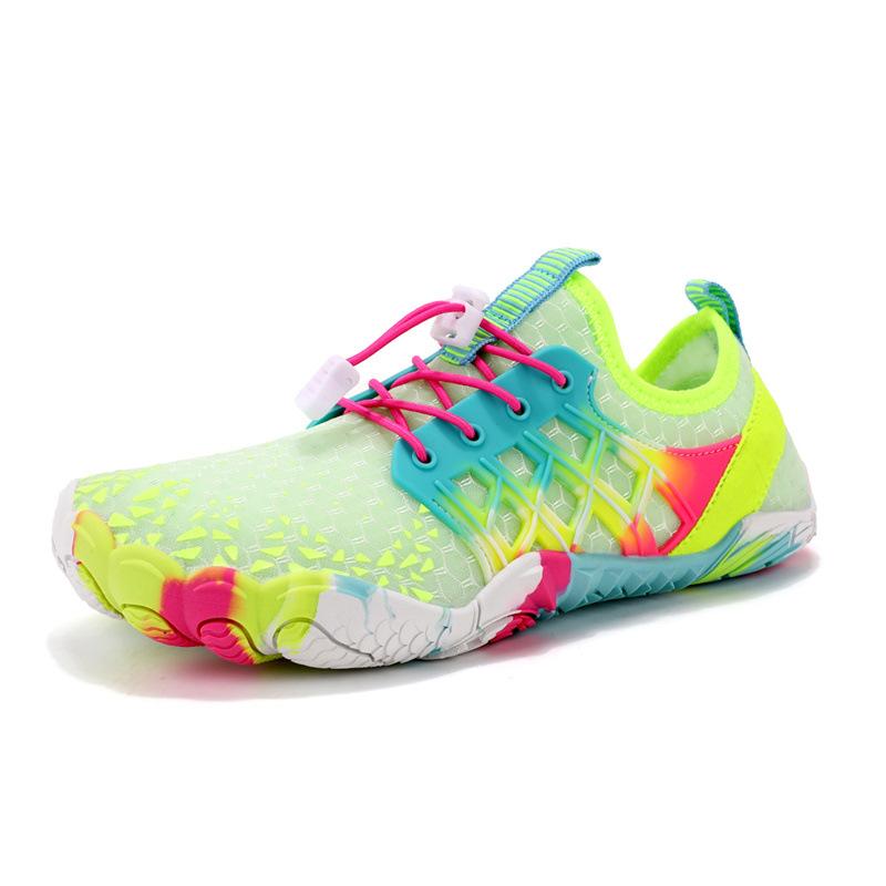 Large Size Men's and Women's Colorful Anti-cut Hiking Shoes, New Five-finger Creek Shoes, Swimming Shoes, Beach Shoes