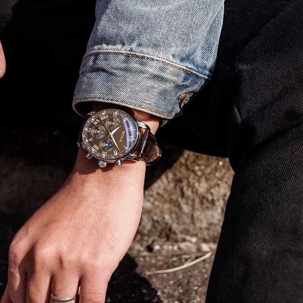 Casual Quartz Watch Six-Pin Business Watch Creative Wrist Watch