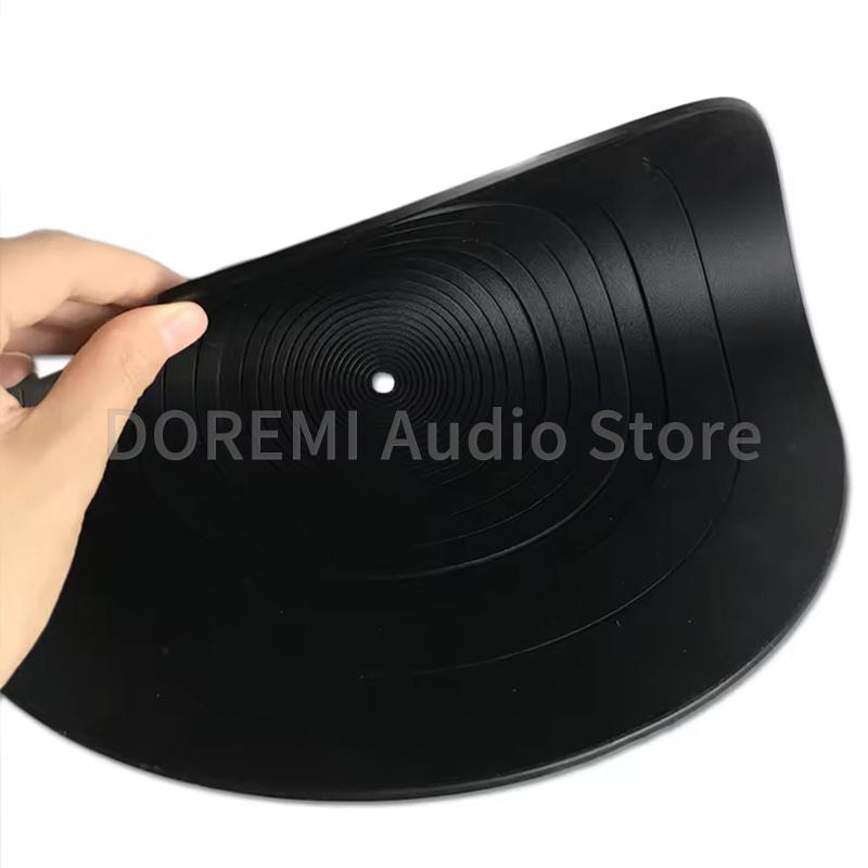 12in LP Turntable Record Players Platter Rubber Shock Pad Anti-Static Anti-slip Protection Mat for Vinyl Record Accessories