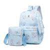 New Simple Backpack Three-piece Large Capacity Travel Backpack Junior High School Student Fashion Versatile Student Bag