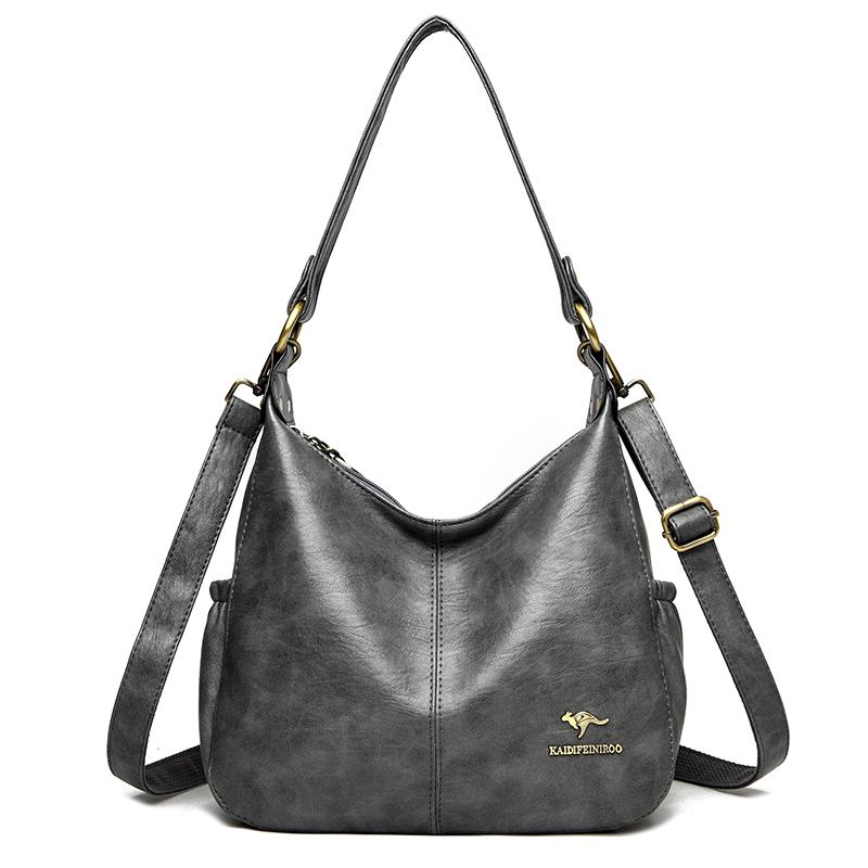 

Ladies 2 Layers Tote High Quality Leather Handbags for Women Female Shoulder Crossbody Messenger Bags Luxury Designer Sac A Main