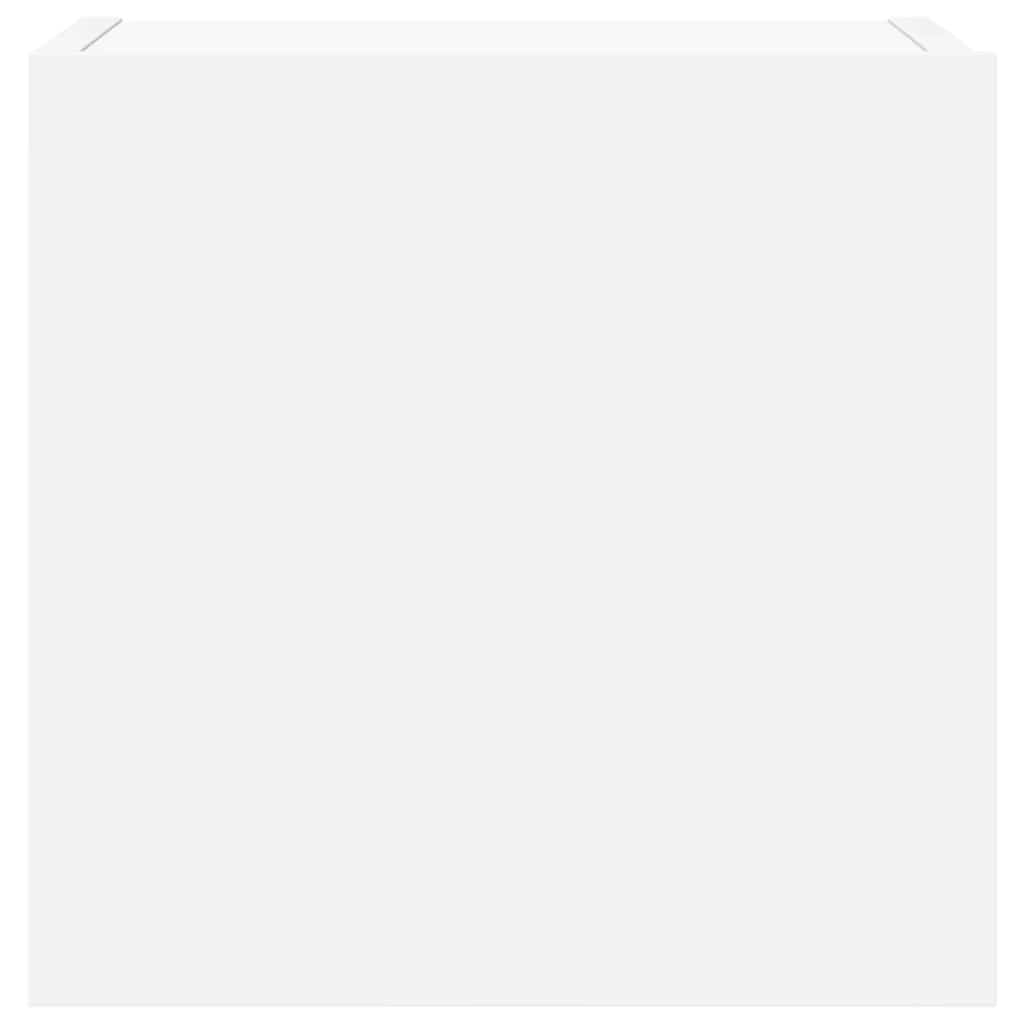 4 piece TV cabinet set white particleboard