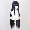 Dark Purple Straight Long Straight Hair Synthetic Wig Anime Character Ichida cosplay Wig Anime Reality Show Wig