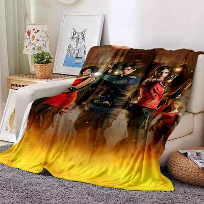 1pc Resident Evil 9 Blanket Soft Warm Throw for Home, Office, Travel All Season Cozy Bedding Gift, Office Cozy Accessory