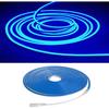 Blue Neon LED Strip Lights, 16.4ft 12V DC 600 SMD2835 LEDs Waterproof Flexible Rope Light for Indoor & Outdoor Home Decoration (Power Adapter Not
