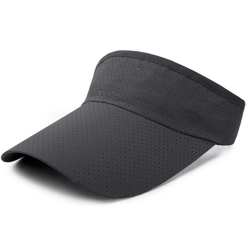 Summer Breathable Air Sun Hats Men Women Adjustable Visor Uv Protection Top Empty Solid Sports Tennis Running Sunscreen Cap Hat