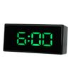 Mirrored Digital Alarm Clock Smart Light Sensing LED Display Digital Smart Clock with Two Display Mode Snooze Function