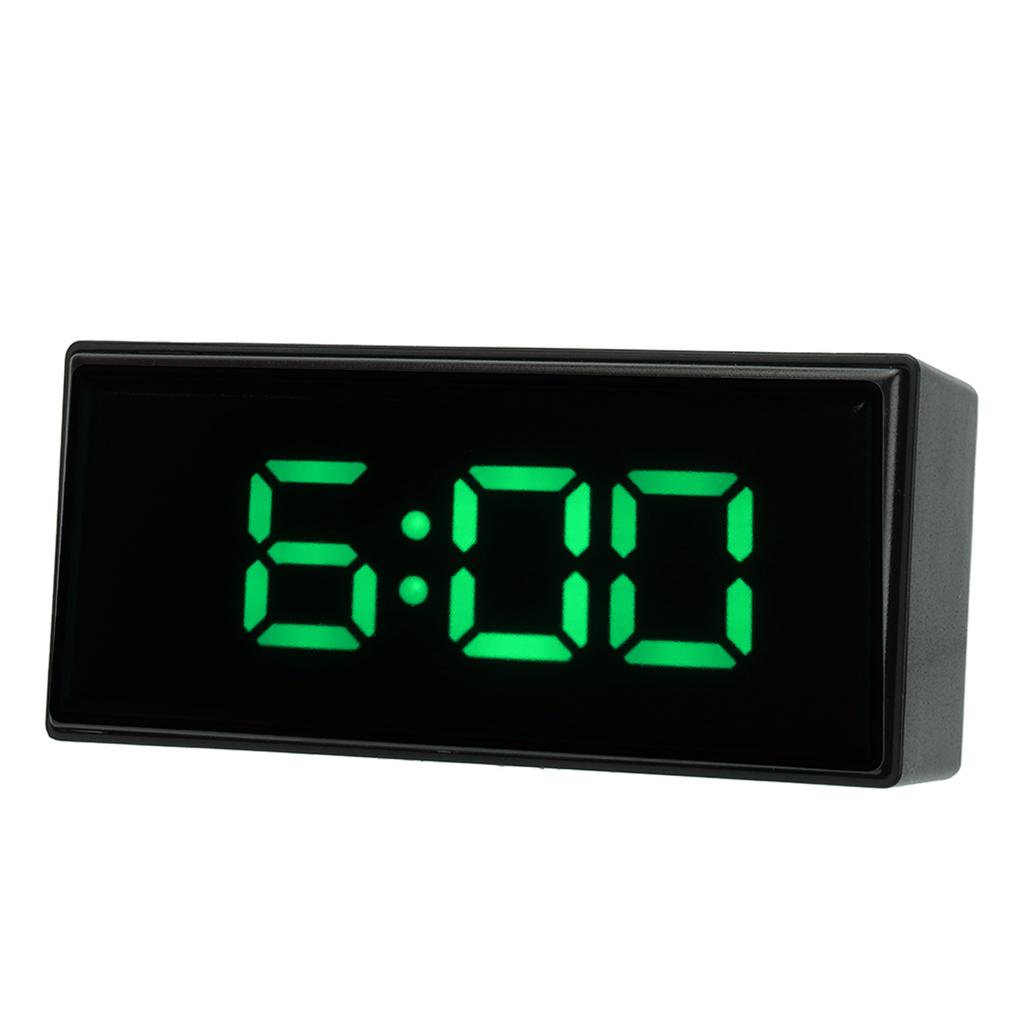 Mirrored Digital Alarm Clock Smart Light Sensing LED Display Digital Smart Clock with Two Display Mode Snooze Function