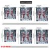 2pcs 2D flat printing Christmas Curtain Christmas snowman3 100% Polyester Without Electricity Party & Holiday Decor Use for
