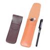 Vintage Frosted Pu Leather Flap Pen Case High-End Fountain Pen Protective Sleeve Large Capacity Double Set Of Pen Case