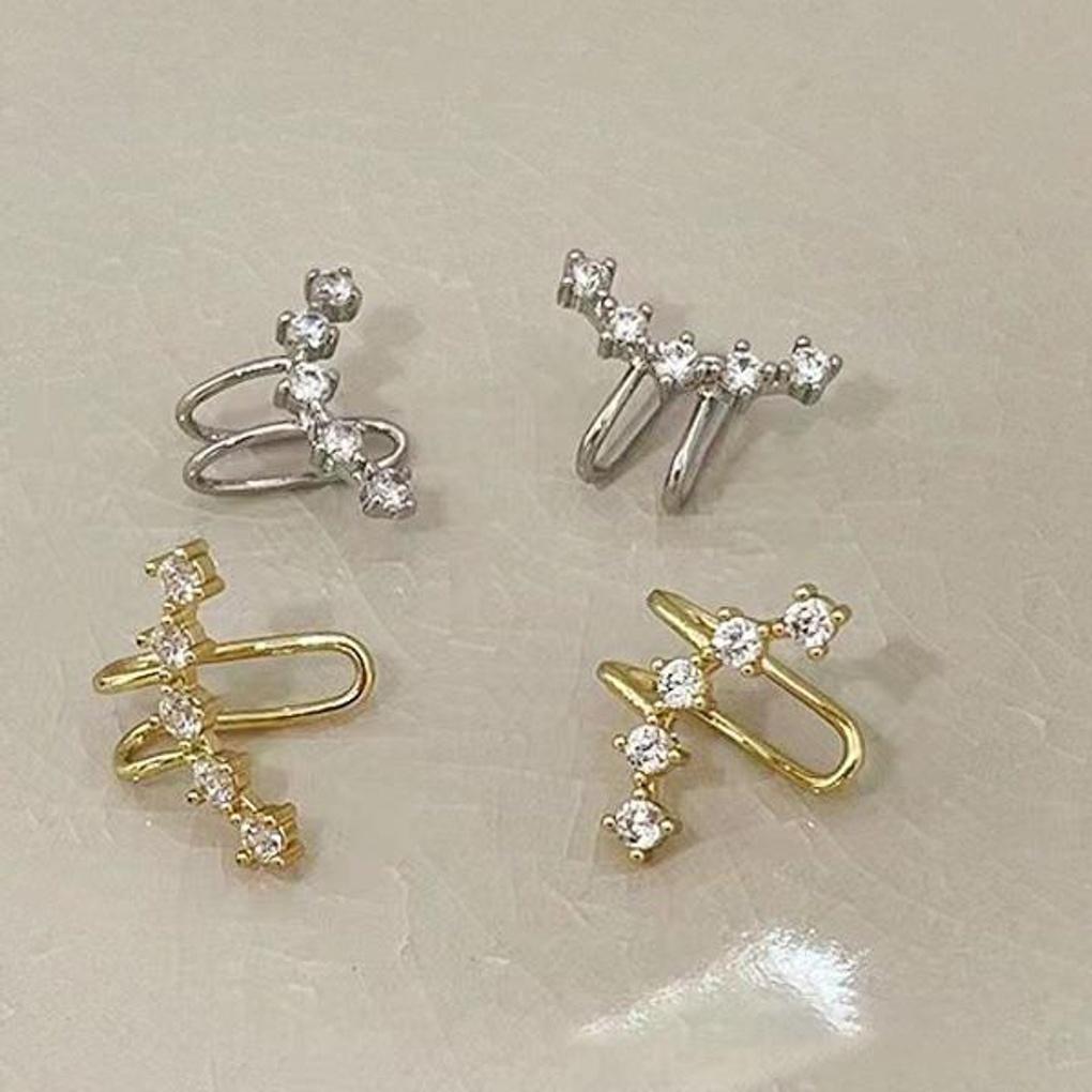 Women's Daily Point Mercury Curved Ear Cuff