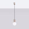 Lampa Wisząca Halo 1 G9 Taupe Alu Sollux Sl.1744