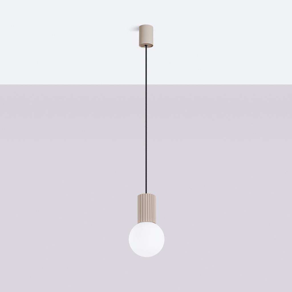Lampa Wisząca Halo 1 G9 Taupe Alu Sollux Sl.1744
