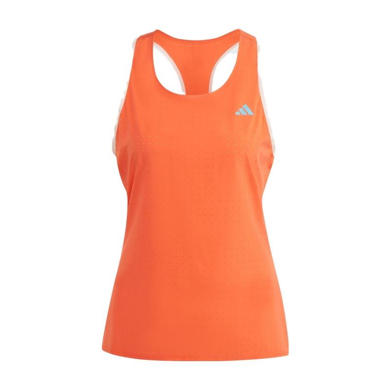 (WMNS) adidas Adizero Running Tank Top Asia Sizing Orange Women s IQ4925 L