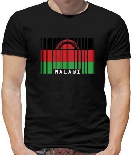 Malawi Bandiera Codice a Barre T-Shirt - Lilongwe - Africa - Paese - - Viaggio XL