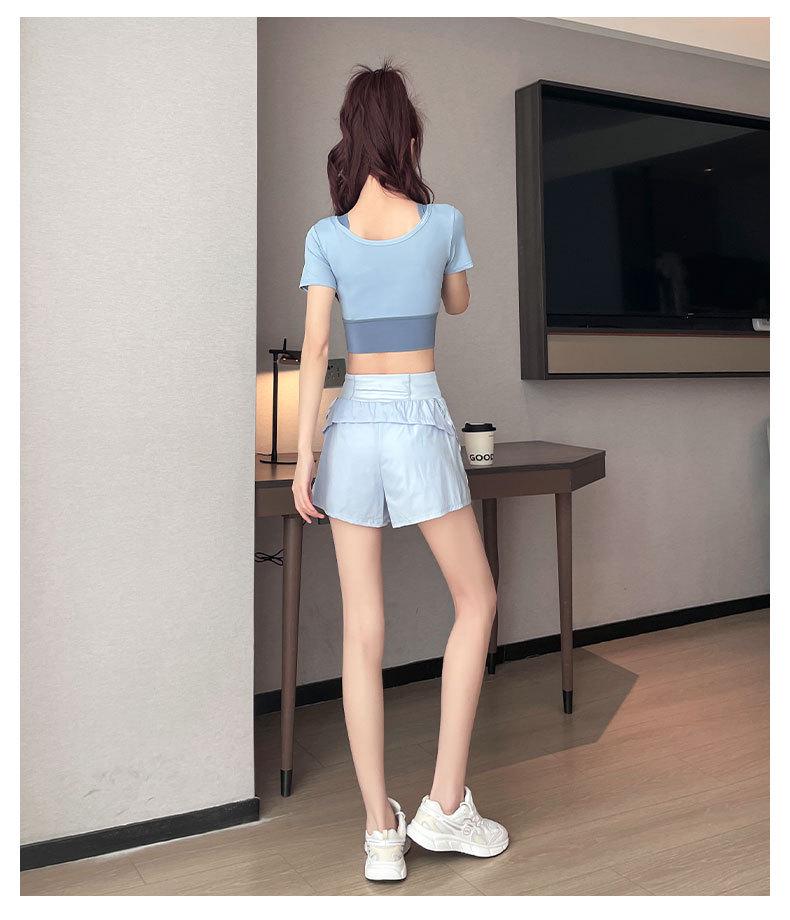 Women's High-End Yoga Set: Quick-Dry Running Shorts & Top - Summer 2025 Fitness Wear