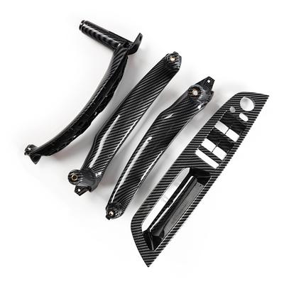 4-teiliges Carbonfaser-Optik Innen-Türgriff-Verkleidungs-Kit für BMW X5 X6 E70 E71 E72
