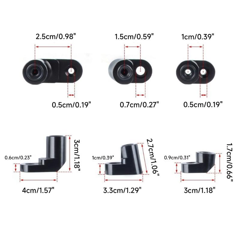 Industrial Grade Rear Wing Spoiler Risers Extender Kit Bolt-on Type Car Accessories Easy Installation Suitable for