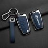 Leather Car Key Cover Case Shell for Toyota Hilux Revo Auris Corolla Reiz Avensis Verso Yaris Aygo Rav4 Scion TC IM 2017 2016