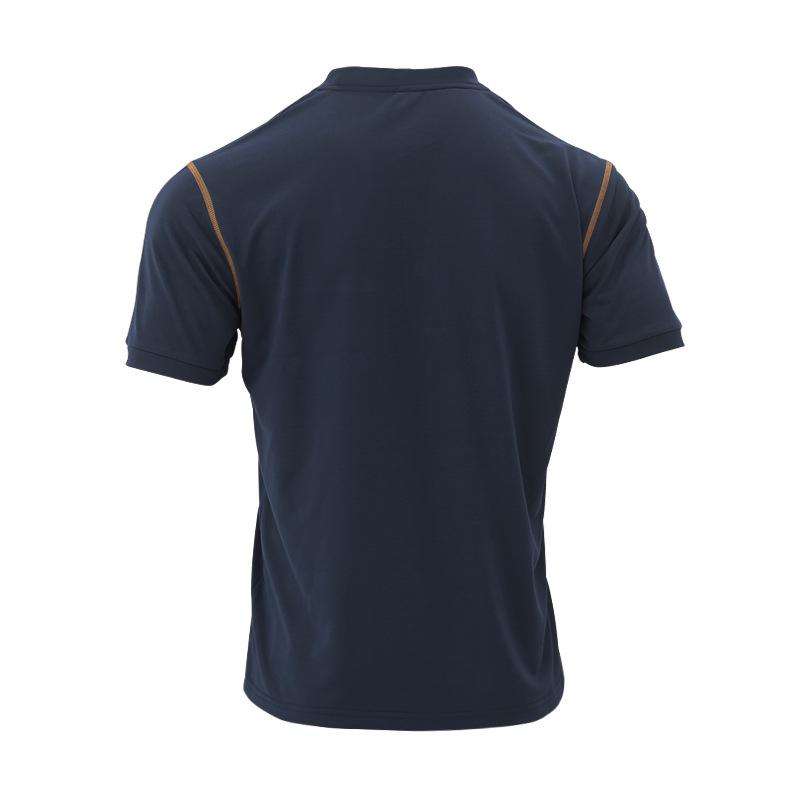 2024 Men's Quick-Dry Solid Color Polo Shirt: Summer Fashion with Turn-Down Collar