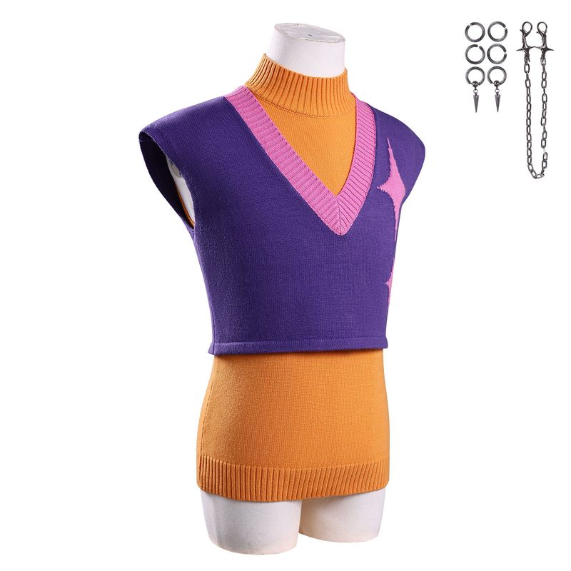 Cross-Border New Products Korean Wave Girl Group K-Pop Demon Hunter Girl Group Cosplay Costumes Demon Boy Group Mystery Casual Wear Cosplay Outfits
