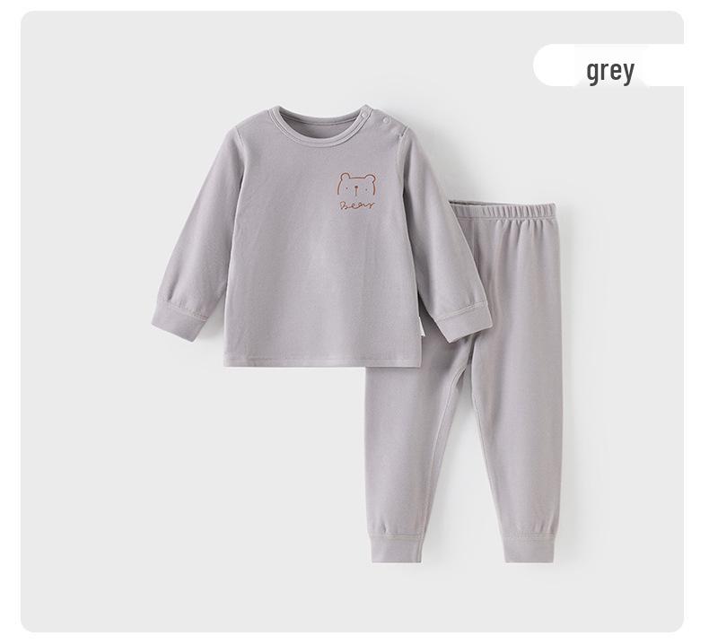 Unisex Baby Two-Piece Autumn Top & Trousers Set - Infant Home Wear