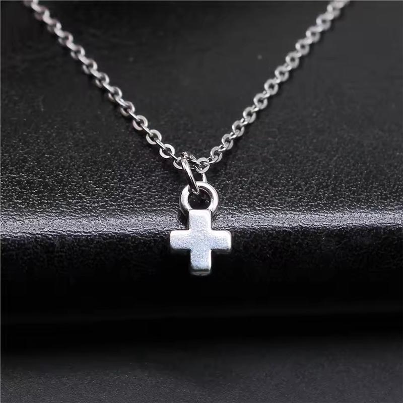 

Cross Necklace Dainty Mini Pendant Minimalist Delicate Trendy Jewelry for Women Daily & Casual Wear