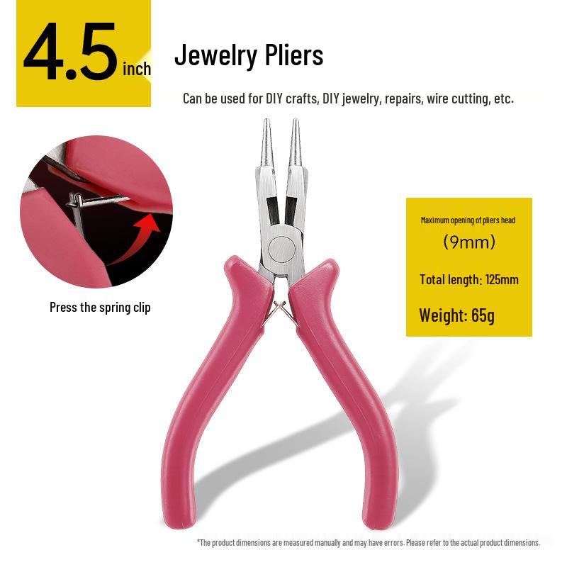 Multi-functional Mini Jewelry Pliers: Crimping, Needle Nose, DIY Beading & Wire Wrapping Tool