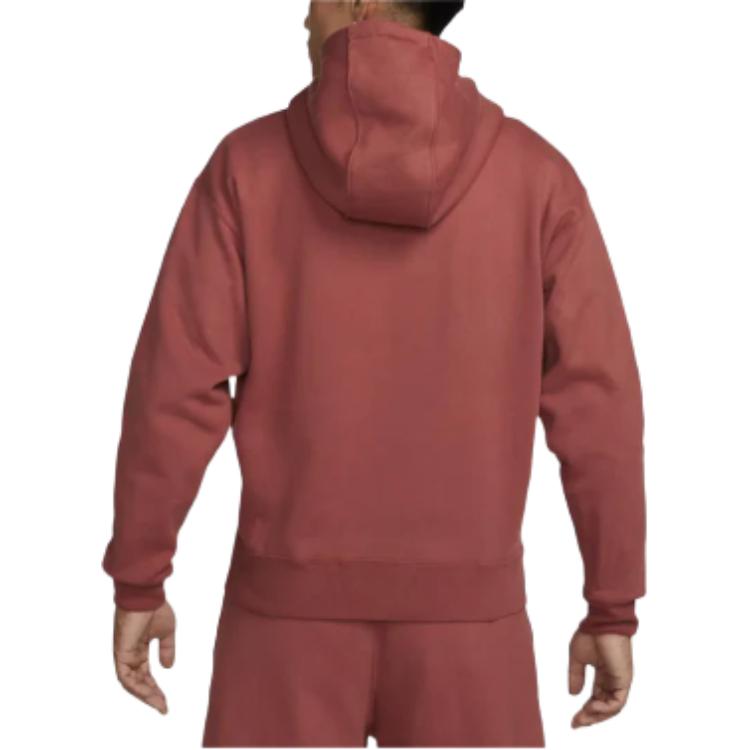 Nike Sweatshirts Men's Red Hooded Moderate Regular DA0316-691