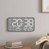 ABS Electronic Wall Clock Wall-mounted Display Table Clock New Alarm Clocks  Bedroom
