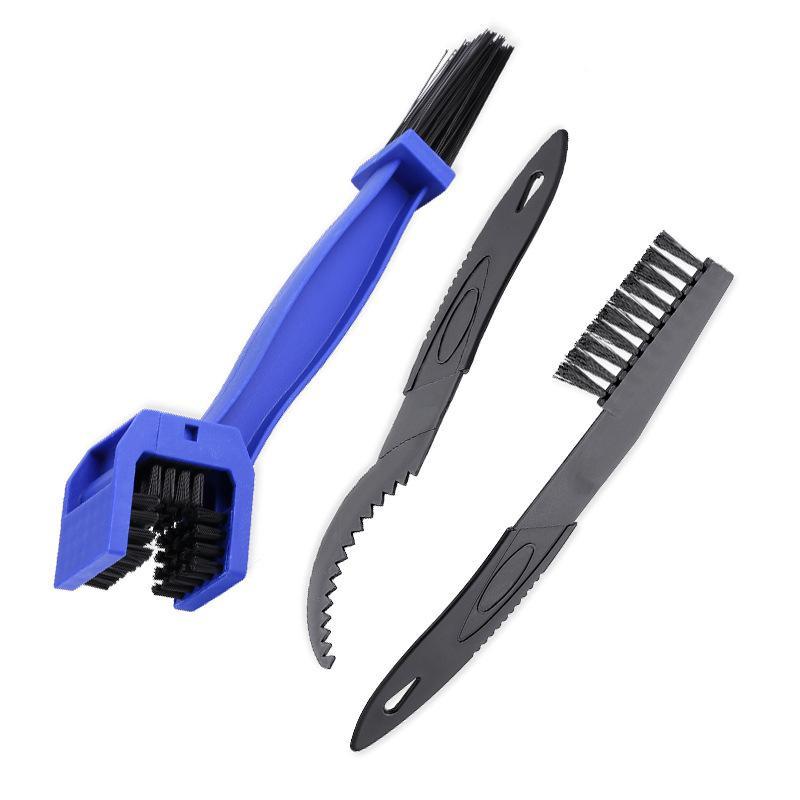 Bike Chain Cleaning Kit 1/2/3/4Pcs Scratch-free Bristle Brushes Scrapers for Bicycle Chain Deep Cleaning