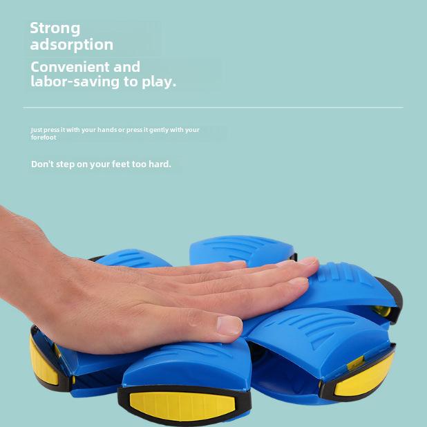 Luminous Elastic Bouncing Ball: Children's Outdoor Step-On Toy for Educational Fun