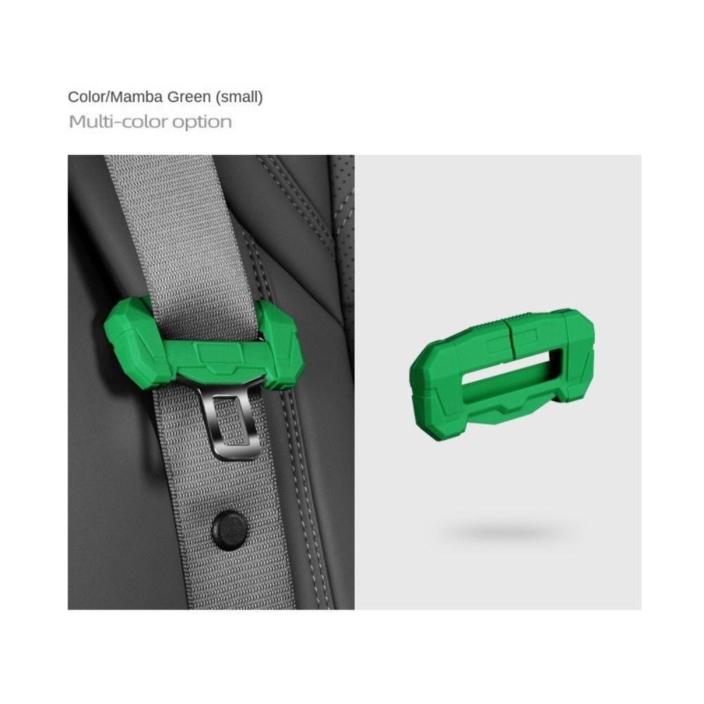 2 pcs Anti Scratch Belt Buckle Covers Silicone Case Protective Cover  Interior Accessories