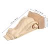 7.08*3.93*2.36inch Wood Corbels Unfinished Vintage Style Non Wood Decorative Shelf for Countertop Fireplace Kitchen Cabinet Bookshelves