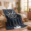 Newcastle United Football Print Flannel Blanket Soft Warm Sofa Bed Throw Blanket For Home Office Bedroom
