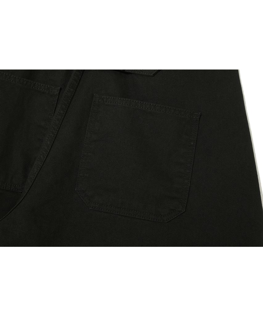 BASEMOMENT Cinch Back Curved Bermuda Shorts Black