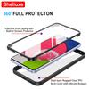 360 Full Body Front+Back Clear Case Shelluxe For Samsung Galaxy A55 A35 A25 A15 A05 A54 A34 A24 A14 Silicone Double Sided Cover