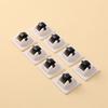 4-Pack Self-Adhesive Plastic Casters Furniture Moving Wheels for Home and Dormitory Storage Boxes Easy To Install On Desk Legs.