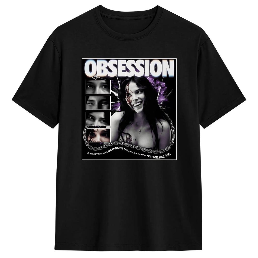 T-shirt Streetwear Estate Ossessione Film 2026 Magliette Novità 100% Cotone T-shirt per Uomo Y2K Retro Personalizzata DIY Top a Maniche Corte