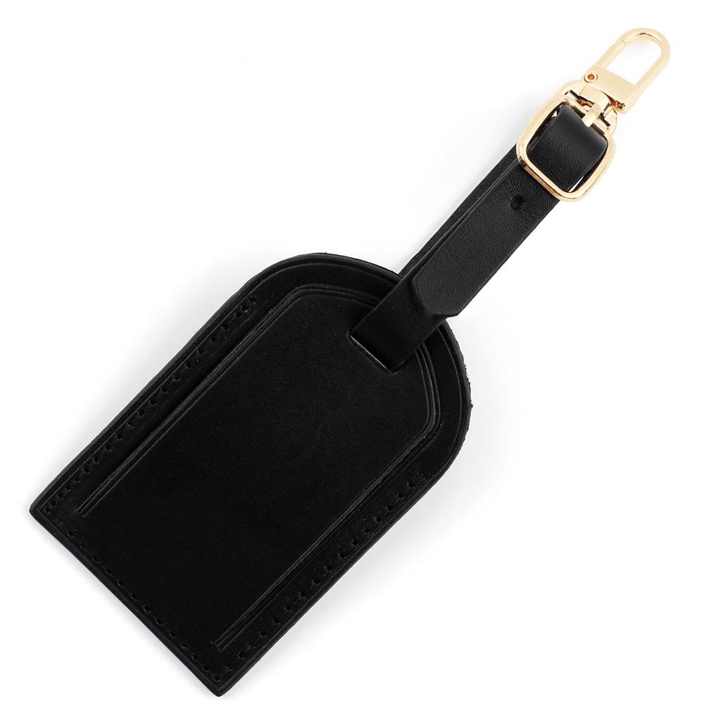 Leather Luggage Tag for Men Women Suitcase Labels Baggage Tote Bag Tag ID Tags Protective Cases Travel Bags Label Accessory