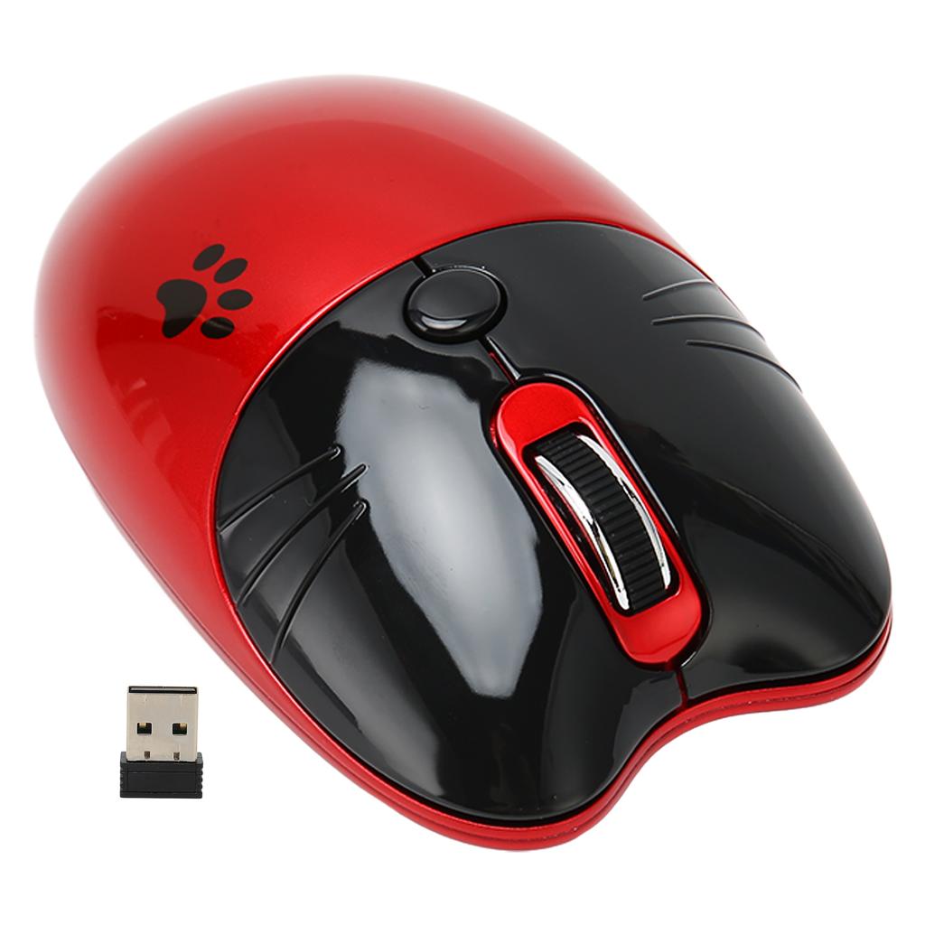 Wireless Mouse BT5.1 Or 2.4GHz Silent Click Adjustable DPI Auto Sleep Office Mouse for Girl Working Family School Cafe
