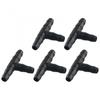 50pcs Practical Drip Sprinkler Irrigation Barbed Tee Connector for 4/7mm Hose
