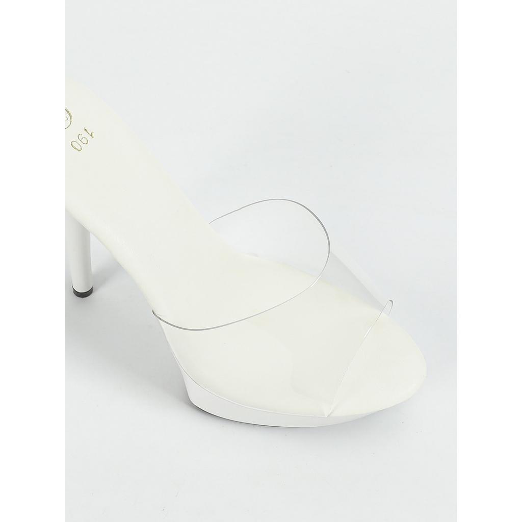 Dam Catwalk Artifact Modell 15cm Stilettklackar, Sexig Svart, Vattentäta Platå Högklackar